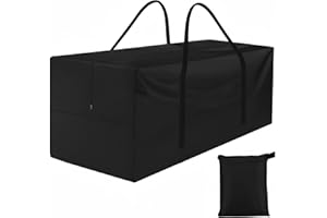 YCZZZJ Outdoor cushion storage bag,Waterproof storage bag with zipper and handle,Used for outdoor cushion storage and home storage.48in L x 15in W x 22in H