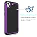 HTC Desire 626S Case, HTC Desire 626 Case, Zectoo Hybrid Shockproof Dual Layer Armor Defender Protective Bumper Cute Slim Hard Back Case Cover for HTC Desire 626 / 626s - Purple
