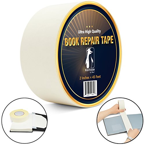 White Bookbinding Tape, White Cloth Book Repair Tape for Bookbinders
