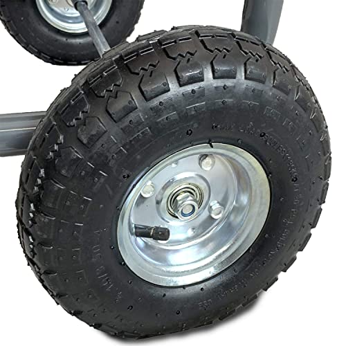 Ashman Garden Hose Reel Cart 4 Wheels Portable Garden Hose Reel Cart