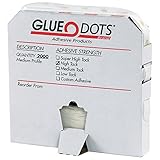 Glue Dots Medium Profile High Tack Glue Dot, 1/2