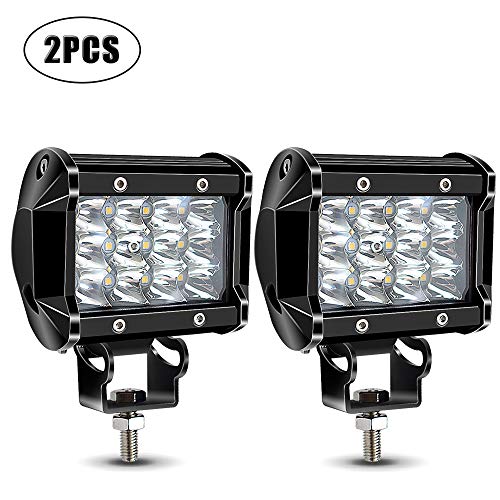 LED Light Bar TURBOSII 4Inch Led Work Lights 36W Triple Row Spot Lights Offroad Driving Lights Led Back-up Driving Lights Bumper Grill Windshield Lamps For Truck Jeep Polaris ATV UTV SUV Tractor Boat