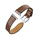 Kartice for Apple Watch Band,Luxury Genuine Leather Watch Band Strap Bracelet Replacement Wrist Band With Adapter Clasp for iWahtch Apple Watch & Sport & Edition--Brown 38mm