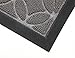 Door mat for Your Entryway, Indoor or Outdoor; Door mats have Non Slip Rubber Backing, Grey Colored Rug With Circle Pattern, 29” x 18”