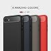 LG Q6 Case, LG G6 Mini Case, LG Q6 Plus Case, Wellci Soft Silicon Luxury Brushed Case with Texture Carbon Fiber Design Protection Cover for LG Q6 / LG G6 Mini / LG Q6 Plus / LG Q6+ (Black)