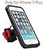 Reserwa Bike Phone Mount with IP68 Waterproof Case Bike Phone Holder Phone Bike Mount Motorcycle Phone Mount iPhone Bike Mount iPhone Bicycle Mount for iPhone 7 Plus 360 Degrees Rotation