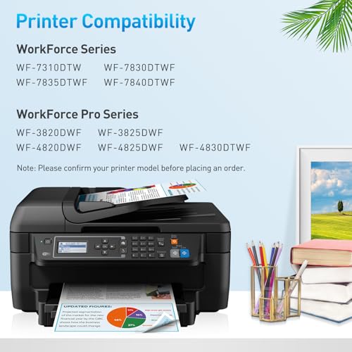 Clywenss 405XL 405XL Compatible Ink Cartridges for Workforce Pro WF-4830 WF-4820 WF-3825 WF-3820 WF-4825 WF-7840 WF-4830DTWF WF-4820DWF WF-3825DWF WF-3820DWF WF-482 5df,20-pack