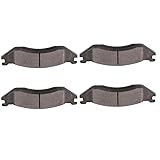 cciyu D966 Front Semi-Metallic Disc Brake Pads Kit