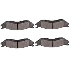 cciyu D966 Front Semi-Metallic Disc Brake Pads Kit