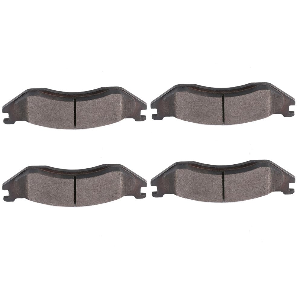 cciyu D966 Front Semi-Metallic Disc Brake Pads Kit