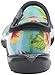 Sloggers Original Waterproof Rain and Garden Shoe for Women– Outdoor Slip-On Garden Clog - Made in The USA with Premium Comfort Insole and Arch Support - Pansy Print Turquoise, Size 8