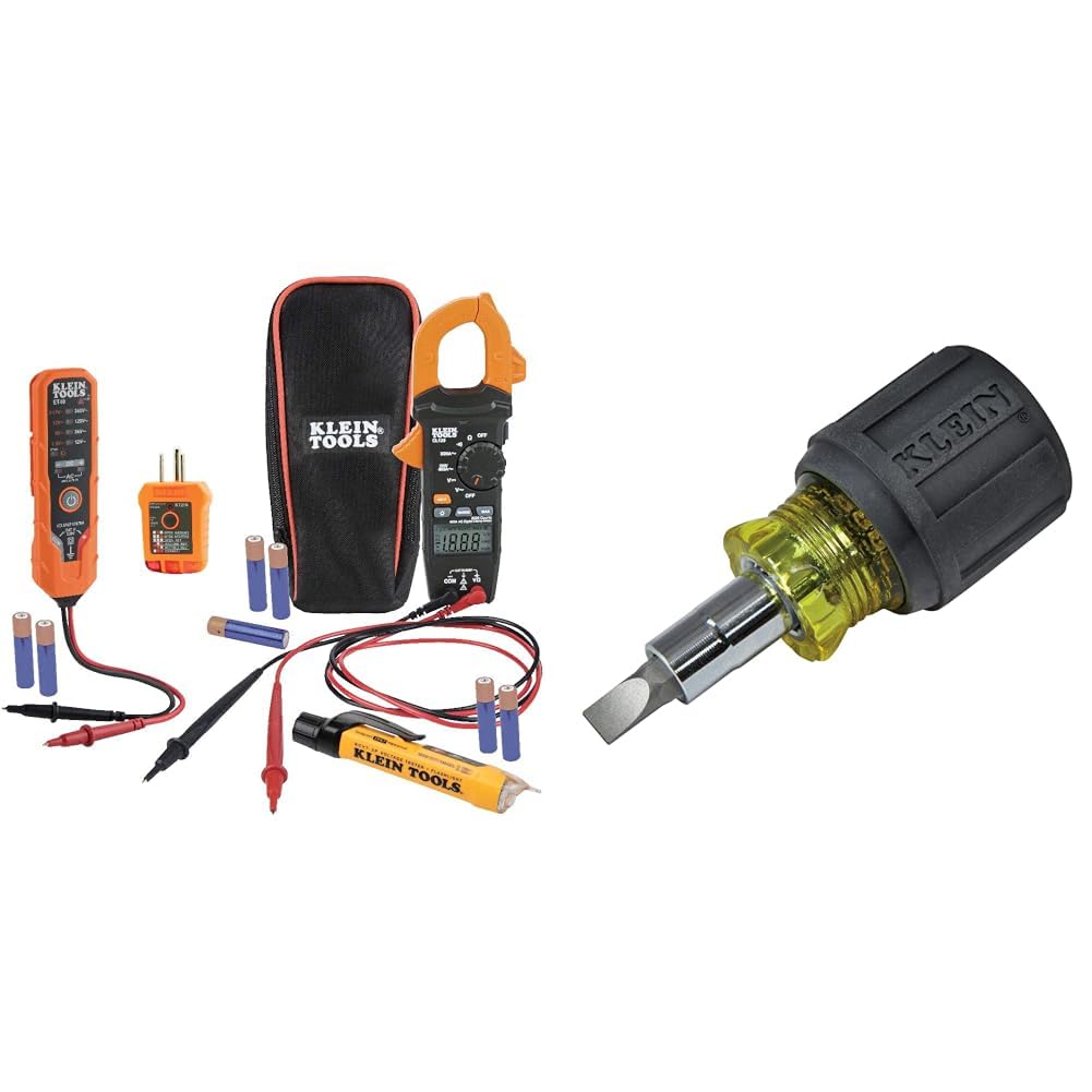 Klein Tools Electrical Test Kit with Clamp Meter, 3