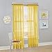 No. 918 Calypso Sheer Voile Rod Pocket Curtain Panel, 59
