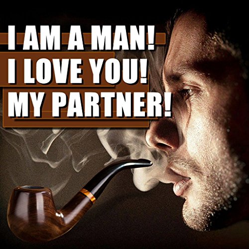 lifevv Tobacco Pipe Red Ebony Wooden Smoking Pipe with Accessories and Gift Package