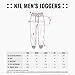 Ultra Game NFL Men's Super Soft Game Day Jogger Sweatpants, Denver Broncos, Heather Gray, Large