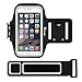 iphone 6S Armband, USmile Premium Sports Armband with Reflective Strip + Key Holder for Running, Jogging, Fitness & Workout, Smartphone Armband Case for iphone 6S/6/SE/5S, Samsung Galaxy S6 Edge/6/5/4