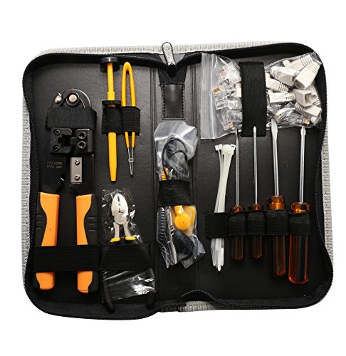 Syba 39 Piece Computer Network Installation Tool Kit Retail, Grey (SY-ACC65075)