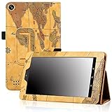 Famavala Folio PU Leather Case Cover For 7