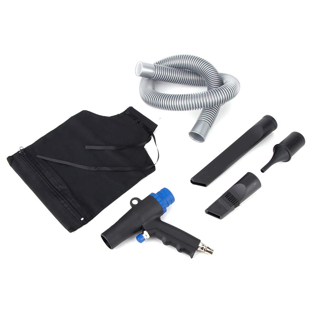 AOWINHIT Vacuum Gun Air Blow 2-in-1 Pneumatic Cleaner 6kPa Suction Kit Plastic Fit for Car Corner Cleaning,Cosmetology and Repair Tools
