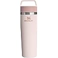 STANLEY Cafe To Go Travel Mug 20 oz | Leakproof Two-Part Drink Through Lid | Tumbler Cup for Coffee, Tea and Drinks | Insulated Stainless Steel Coffee Mug | BPA-Free | Rose Quartz