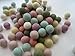 heidifeathers Handmade Felt Balls - Choose Size and Mix (2cm Pastels)