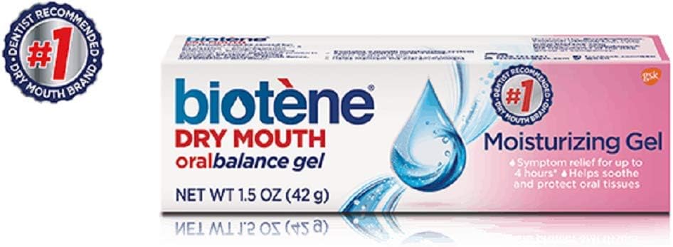 3 Pack Biotene Oral Balance Dry Mouth Moisturizing Gel 1.5 oz soothe oral tissues long: Health & Personal Care