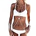 Biki Wave Body Chain Bikini Jewelry Belly Chains Beach Wear (Silvery)