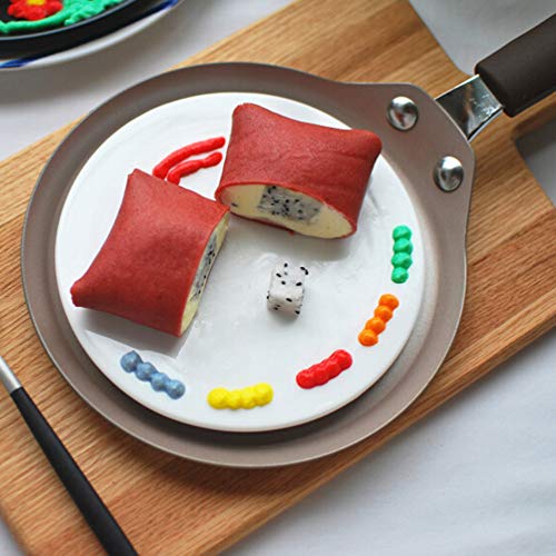 Chenway Crepe Pan Nonstick Skillets Nonstick 6 Inch Round Shallow Dish Omelet Pans Ceramic Coating Induction Cooking Oven Sauté Pans - Thumbnail 4