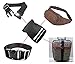 Plastic Buckles 2 Inch (pack of 4)- Quick Side Release Buckle Clips for Luggage Straps, Pet Collar, Backpack Repairing - One Adjustable End, Black, by Beaulegan