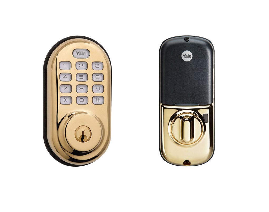 Yale Security Electronic Push Button Deadbolt Fully