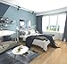 ZIYOO Bed Frame 14 Inch Wooden Slats Platform,3500lbs Heavy Duty,Strengthen Support Mattress Foundation, Quiet Noise Free, Queen