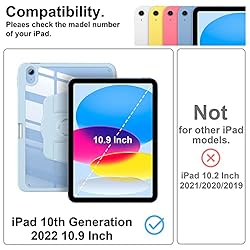 Supveco iPad 10th Generation 2022 Case with Pencil