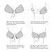 BESAZW Women's Sexy Adhesive Bras Invisible With Drawstring Push Up Strapless Reusable Invisible Silicone Backless 2 Pack