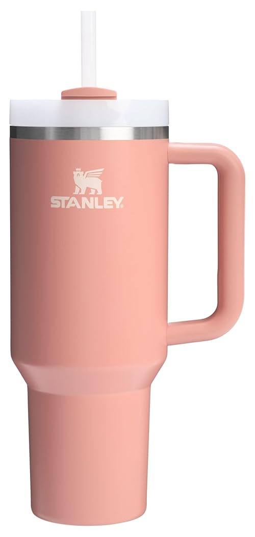 STANLEY Quencher H2.0 Tumbler with Handle and Straw 40 oz | Flowstate 3-Position Lid | Cup Holder Compatible for Travel | Insulated Stainless Steel Cup | BPA-Free | Exclusive Sienna