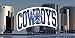 NFL DALLAS COWBOYS Football Team with Star Logo 4.5