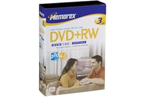 Memorex 4.7GB DVD+RW Media (3-Pack)