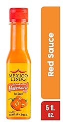 Mexico Lindo Red Habanero Hot Sauce Display, 5 fl