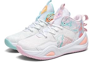 KIUSMETY Basketball Shoes for Womens Mens Breathable Fashion Sneakers Comfortable Volleyball Outdoor Non Slip Sport Woman Man Shoe