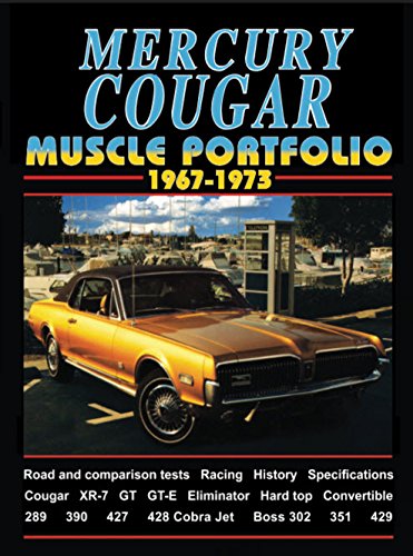 Cougar Muscle Portfolio 1967-1973