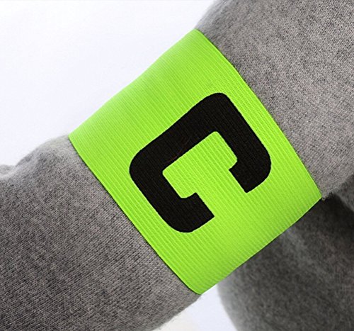 Wrzbest Soccer football Youth Captain's Armband Fits Arm Circumference 25-28cm(7-13 inch) - Pack of 5 - Thumbnail 3
