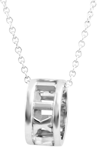 Amazon ティファニー Tiffany スターリングシルバー アトラス オープン スモール ペンダント ネックレス 41cm 並行輸入品 ネックレス 通販