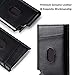 Pop Up Wallet RFID Minimalist Wallet Leather Automatic Card Holder Money Clip