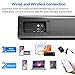 2.1 Channel Bluetooth Sound Bar, Wohome TV Soundbar with Built-in Subwoofer(Wireless Home Theater Sound Bars Speaker, 34-Inch, 60W, 3 Drivers, Remote Control, Wall Mountable, Model S10)thumb 4