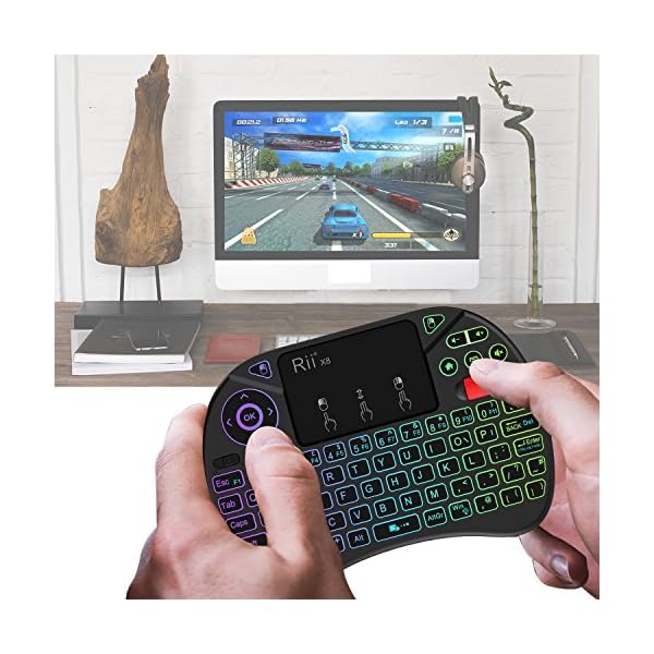 Mini-Wireless-Multi-media-Keyboard-Touch-Pad-Mouse-Combo-With-Scroll-Button-Handheld-Remote-LED-Backlit-Rechargeable-For-PC-Laptop-Smart-TV-Raspberry-Pi-KODI-Android-TV-Box-HTPC-Windows Rii Mini Wireless Multi-media Keyboard Touch Pad Mouse Combo With Scroll Button/Handheld Remote/LED Backlit/Rechargeable…