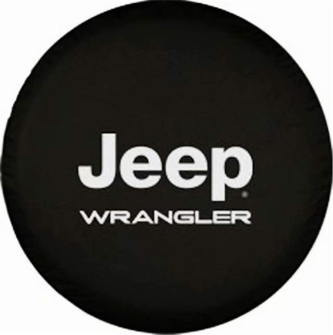 17" Car Styling Spare Wheel Tire Cover 17 Inch Suitable For Compatible Jeep Wrangler Spare Tire Cover Size 31"-32.6"