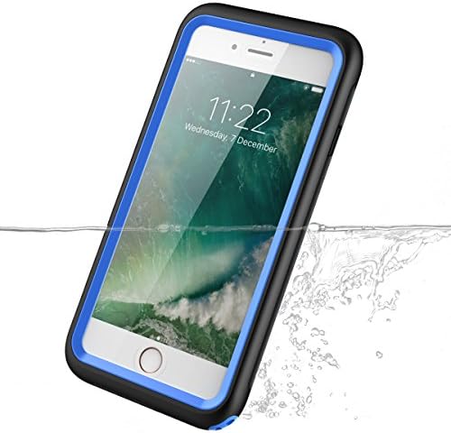 iPhone 7 Plus Waterproof Case, Vcloo 20 Feet Underwater Case for iPhone 7 Plus, Dust Proof, Snow Proof,Shockproof, Heavy Duty Protective Case Cover for 7 Plus with Touched Screen Protector (Blue)