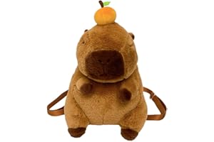 Cute Capybara Backpack, Plush Capybara Backpacks Bookbag Cartoon Stylish Daypack Schoolbag for Girls Students,Capybara Lovers