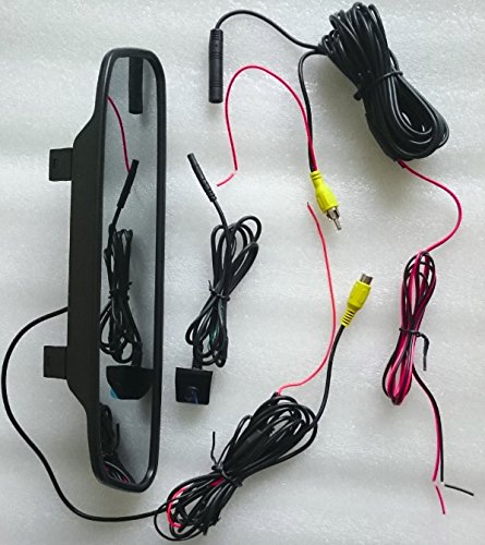 Factory Style Rear Backup Camera and 4.3 Inch Mirror Screen Kit for Vehicles
