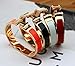 Gold & Orange Buckle Bangle bracelet