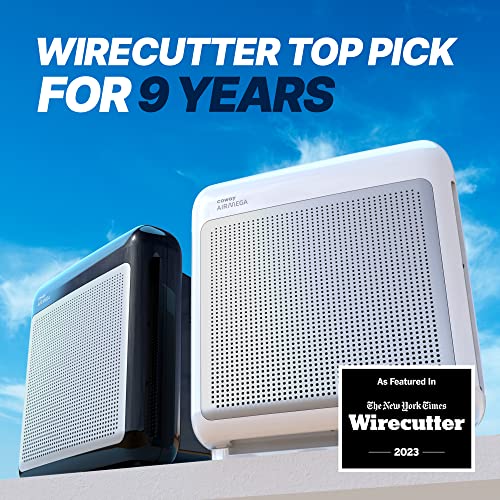 COWAY Air Purifiers for Home Up to 1,748ft², True HEPA Filter for Smoke, Allergies, Pet Dander, Odor, Air Quality Monitor, Auto&Eco Mode, Timer, Filter Indicator, 3yr Warranty, 200M, White - Image 3